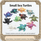 3D printed toy turtle figurine, children's toy gift, creative gradient animal simulation model