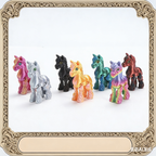 3D printed baby horse cute new cross-border display item figurine horse model horse toy