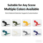 3D printed Tyrannosaurus Rex skeleton figurine with movable joints, creative children's toy, handicraft