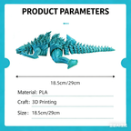 3D printed muscle Godzilla dinosaur creative model figurine