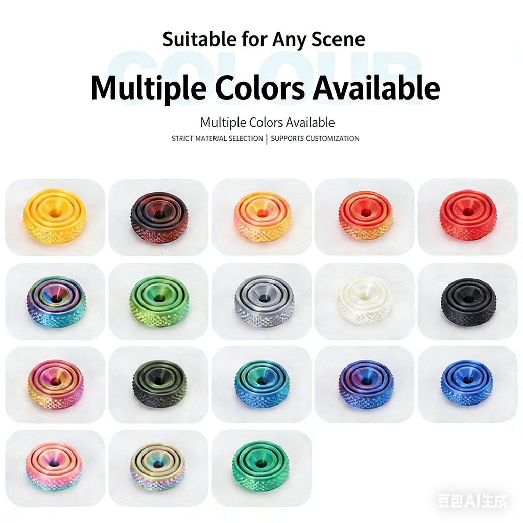 3D printed toy fidget spinner, stress-relieving rotating top, cool toy with smooth rotation