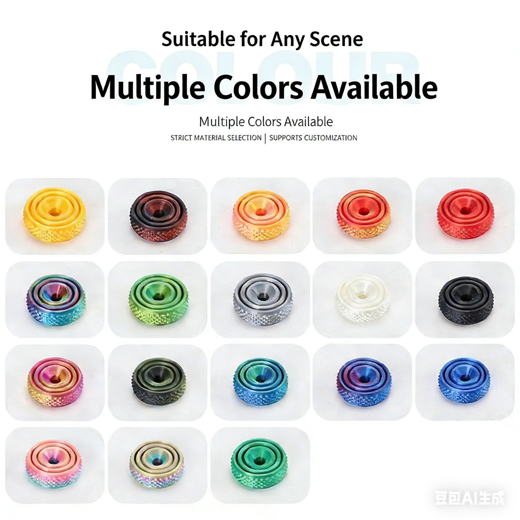 3D printed toy fidget spinner, stress-relieving rotating top, cool toy with smooth rotation