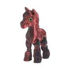 3D printed baby horse cute new cross-border display item figurine horse model horse toy