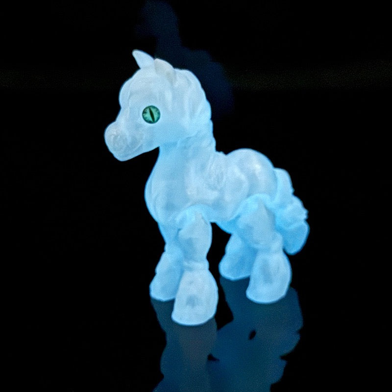 3D printed baby horse cute new cross-border display item figurine horse model horse toy