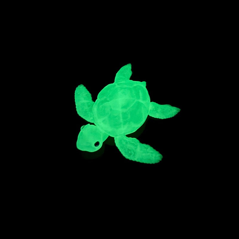 3D printed toy turtle figurine, children's toy gift, creative gradient animal simulation model