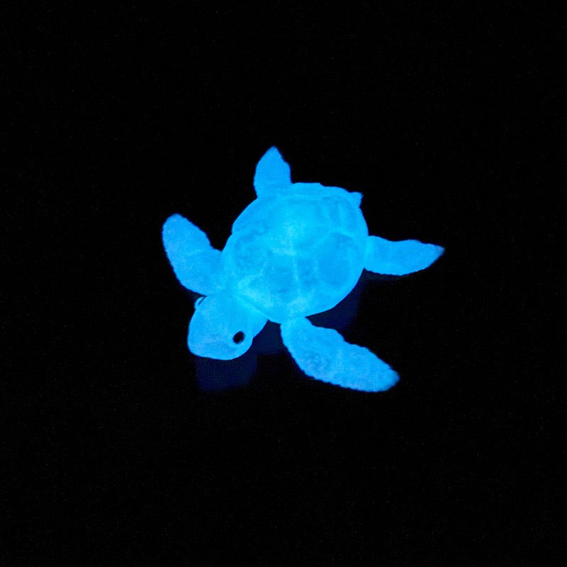 3D printed toy turtle figurine, children's toy gift, creative gradient animal simulation model