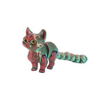 3D printed cute little cat pet tabletop figurine, handcrafted model, children's animal toy, gift decoration, wholesale available