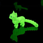 3D printed cute little cat pet tabletop figurine, handcrafted model, children's animal toy, gift decoration, wholesale available
