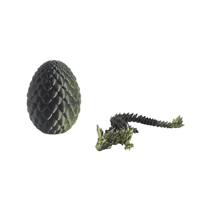 3D printed toy joint dragon model toy set - fully movable tabletop decoration item