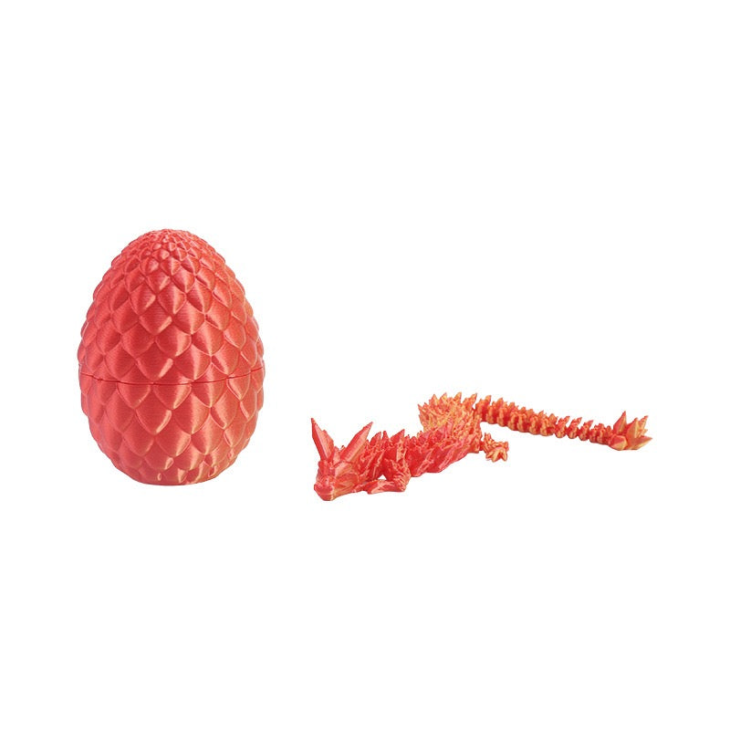 3D printed toy joint dragon model toy set - fully movable tabletop decoration item