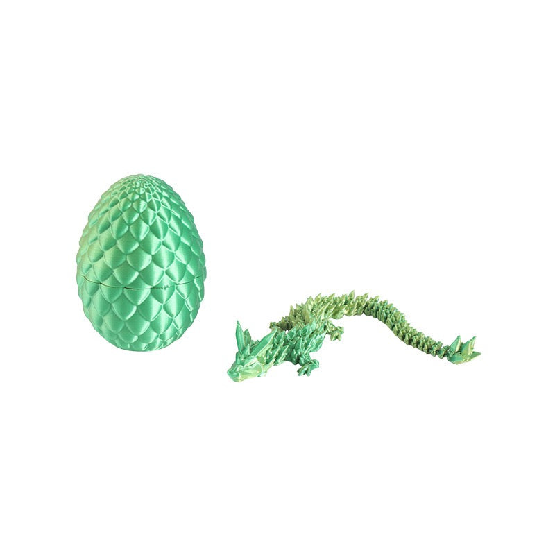 3D printed toy joint dragon model toy set - fully movable tabletop decoration item