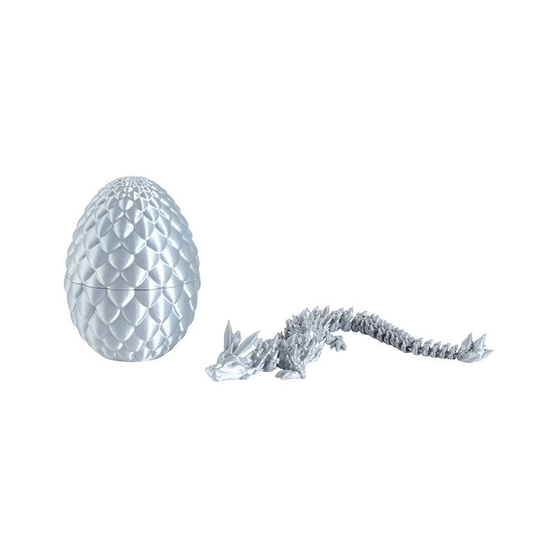 3D printed toy joint dragon model toy set - fully movable tabletop decoration item