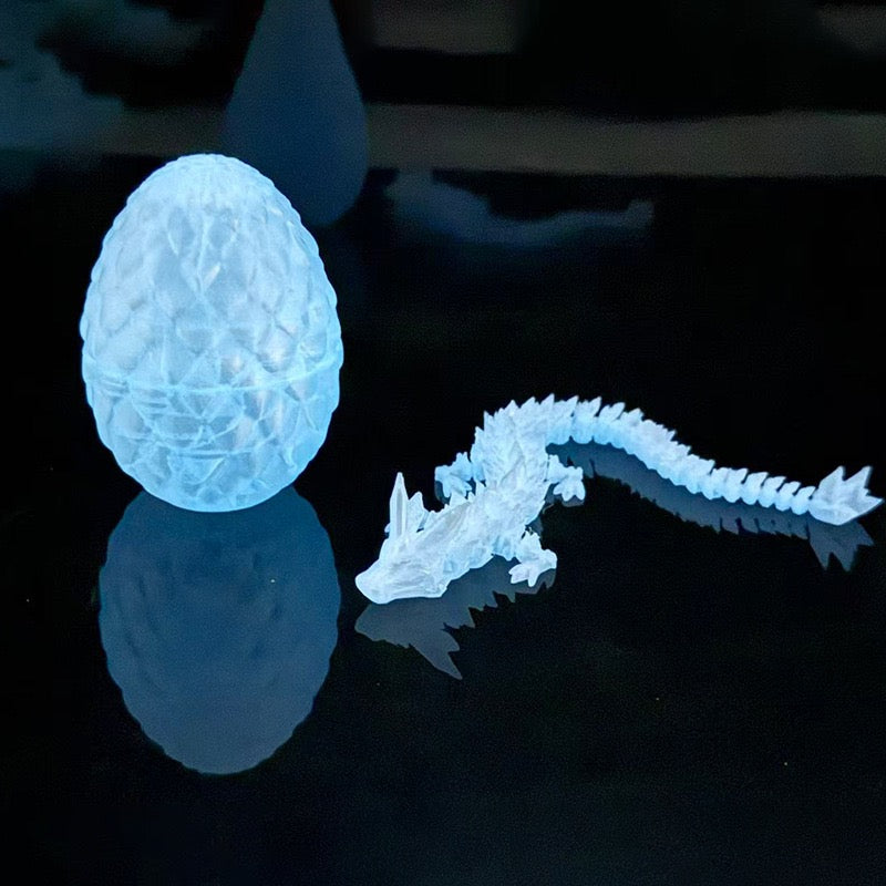 3D printed toy joint dragon model toy set - fully movable tabletop decoration item