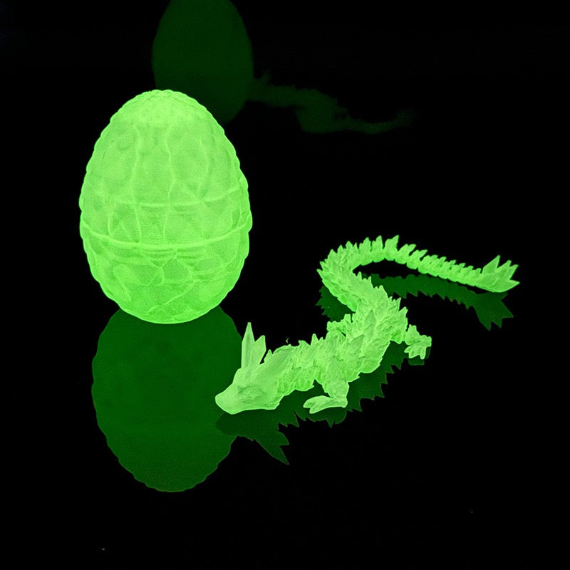 3D printed toy joint dragon model toy set - fully movable tabletop decoration item