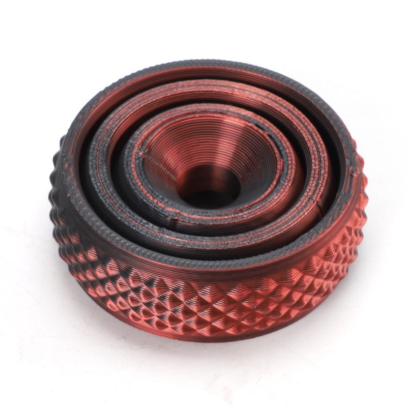 3D printed toy fidget spinner, stress-relieving rotating top, cool toy with smooth rotation