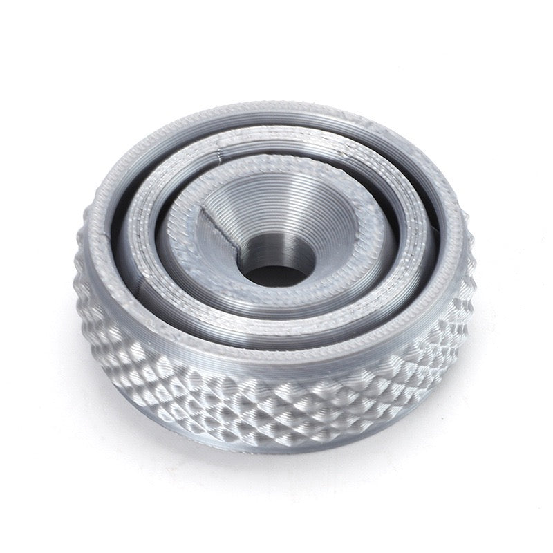 3D printed toy fidget spinner, stress-relieving rotating top, cool toy with smooth rotation