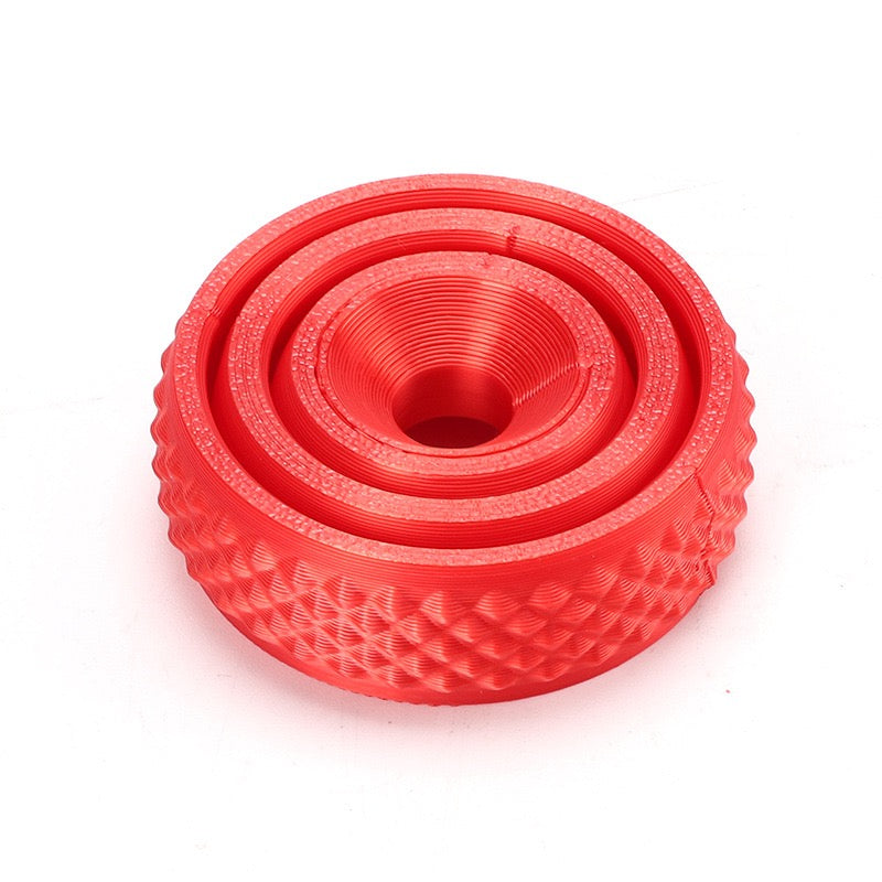 3D printed toy fidget spinner, stress-relieving rotating top, cool toy with smooth rotation