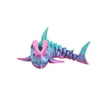 3D printed popular shark bone figurines as creative toys, gifts, booth handicrafts, action figures, and gifts.