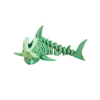 3D printed popular shark bone figurines as creative toys, gifts, booth handicrafts, action figures, and gifts.