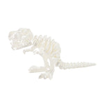 3D printed Tyrannosaurus Rex skeleton figurine with movable joints, creative children's toy, handicraft