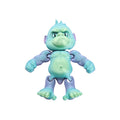 3D printed creative animal model figurines of an angry gorilla with movable joints