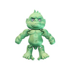 3D printed creative animal model figurines of an angry gorilla with movable joints