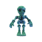 3D printed toy jointed human body skeleton decorative small figurine for Halloween skeleton doll manufacturer wholesale