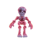 3D printed toy jointed human body skeleton decorative small figurine for Halloween skeleton doll manufacturer wholesale