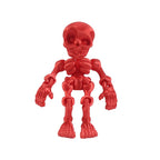 3D printed toy jointed human body skeleton decorative small figurine for Halloween skeleton doll manufacturer wholesale