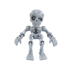 3D printed toy jointed human body skeleton decorative small figurine for Halloween skeleton doll manufacturer wholesale