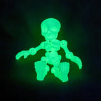 3D printed toy jointed human body skeleton decorative small figurine for Halloween skeleton doll manufacturer wholesale