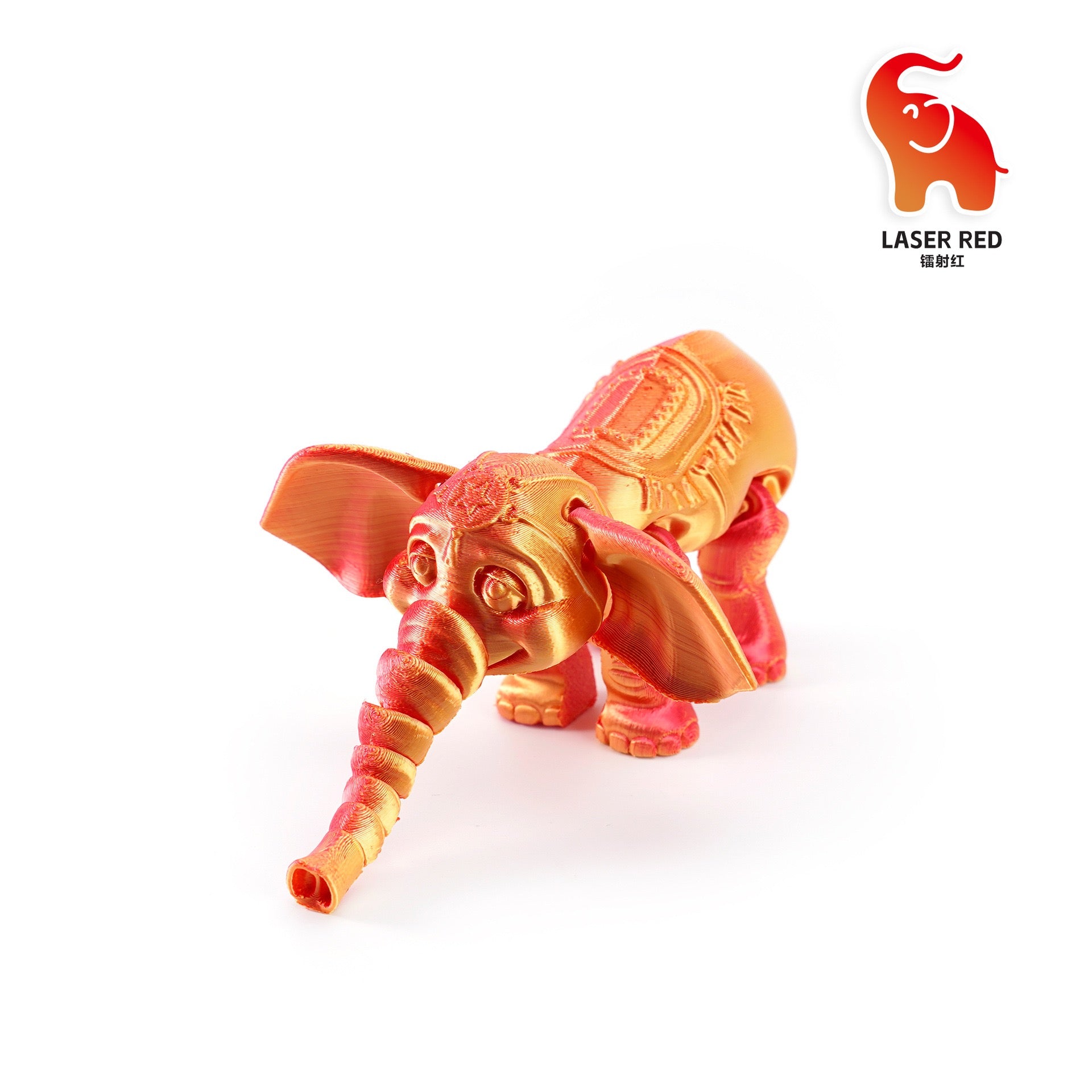 3D printed cross-border best-selling little elephant activity joint desktop figurine forest animal cute big ears