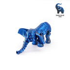 3D printed cross-border best-selling little elephant activity joint desktop figurine forest animal cute big ears