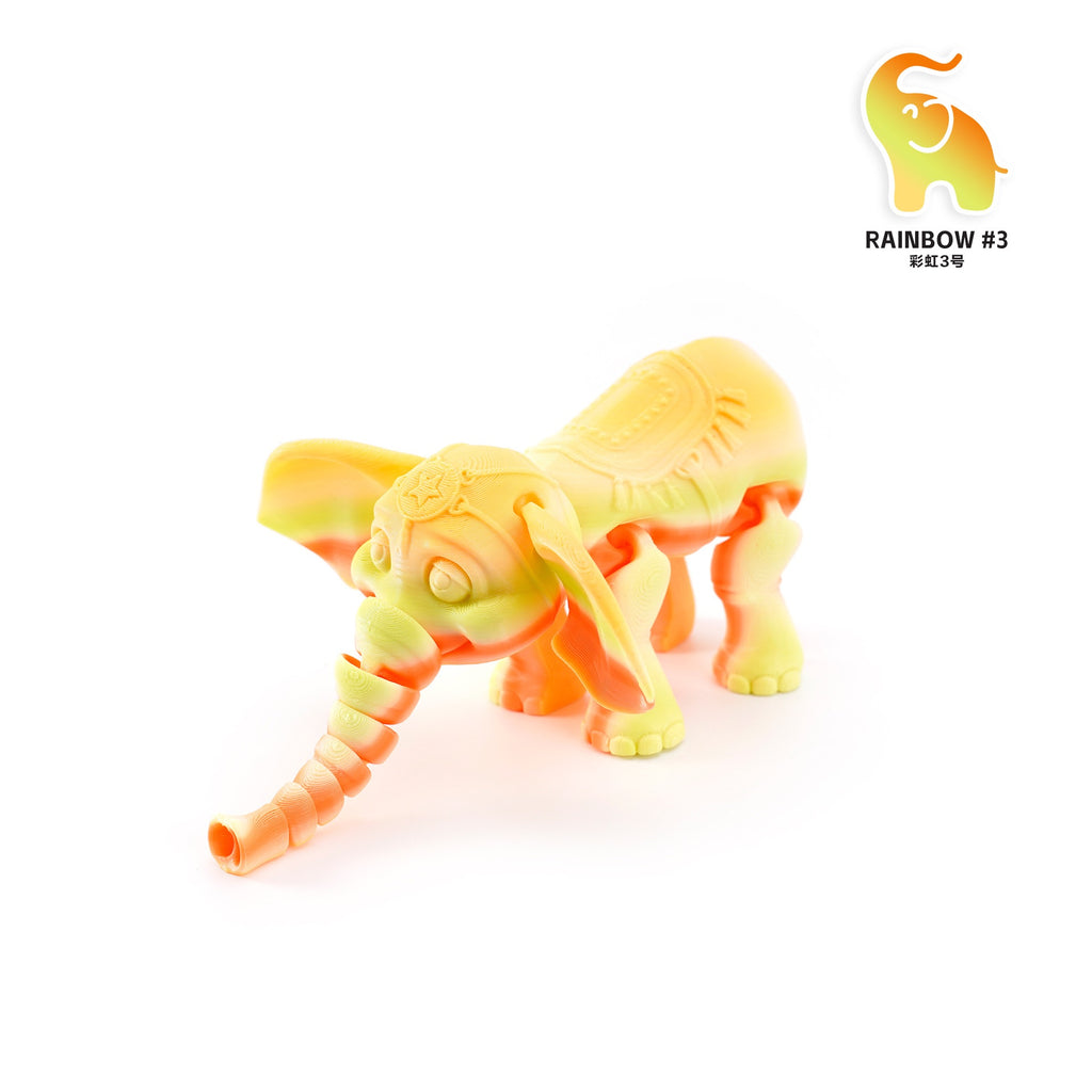 3D printed cross-border best-selling little elephant activity joint desktop figurine forest animal cute big ears