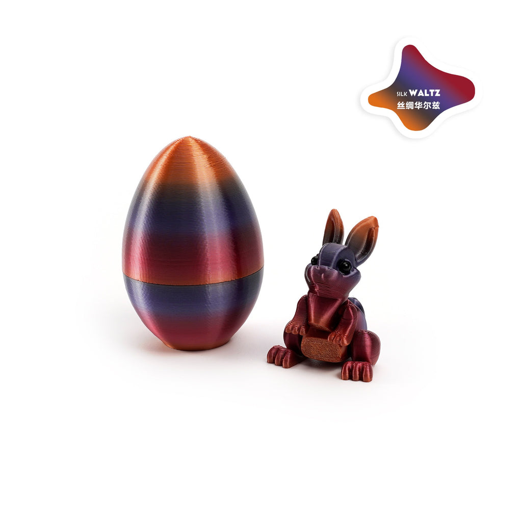 3D printed rabbit egg set - Easter cross-border best-selling craft display item, children's gift