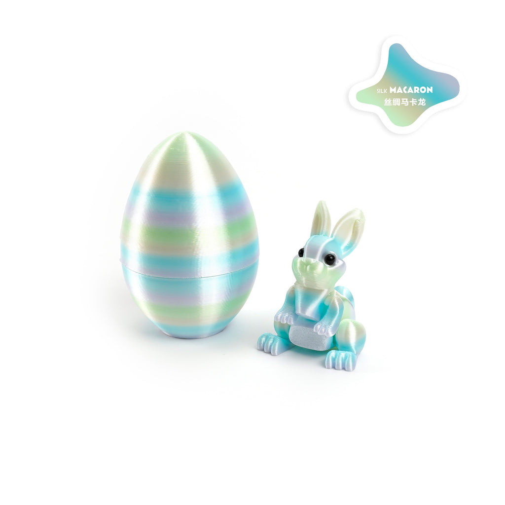 3D printed rabbit egg set - Easter cross-border best-selling craft display item, children's gift