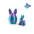 3D printed rabbit egg set - Easter cross-border best-selling craft display item, children's gift