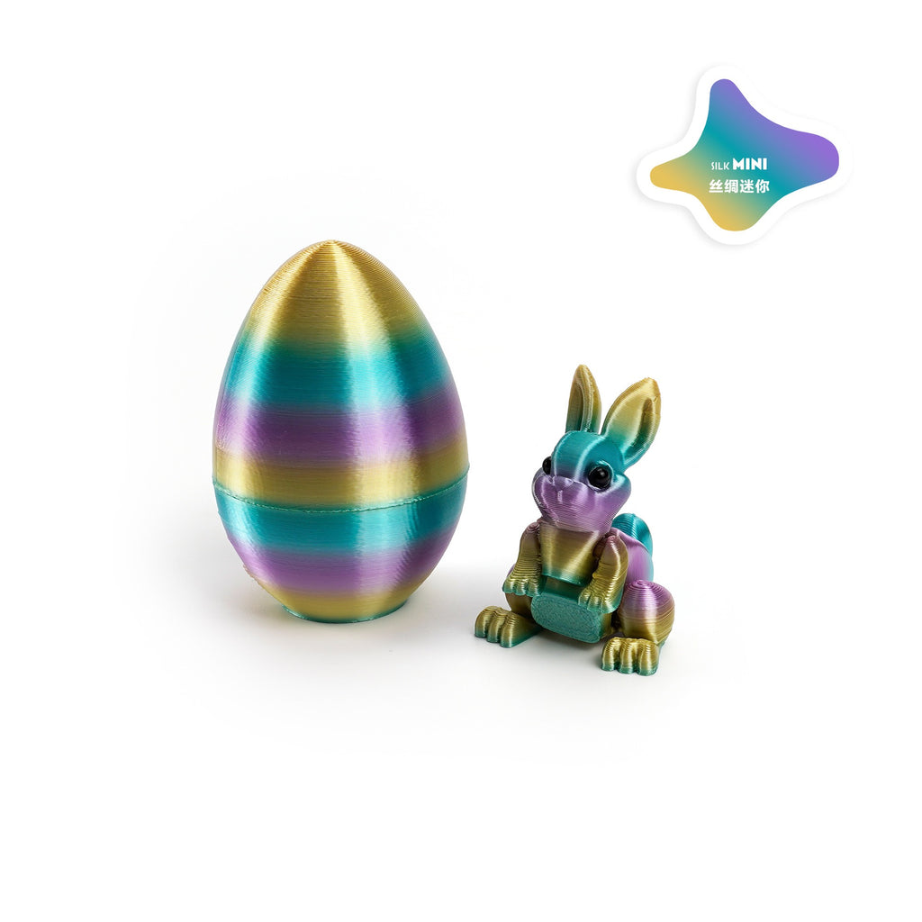 3D printed rabbit egg set - Easter cross-border best-selling craft display item, children's gift