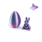 3D printed rabbit egg set - Easter cross-border best-selling craft display item, children's gift
