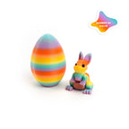 3D printed rabbit egg set - Easter cross-border best-selling craft display item, children's gift