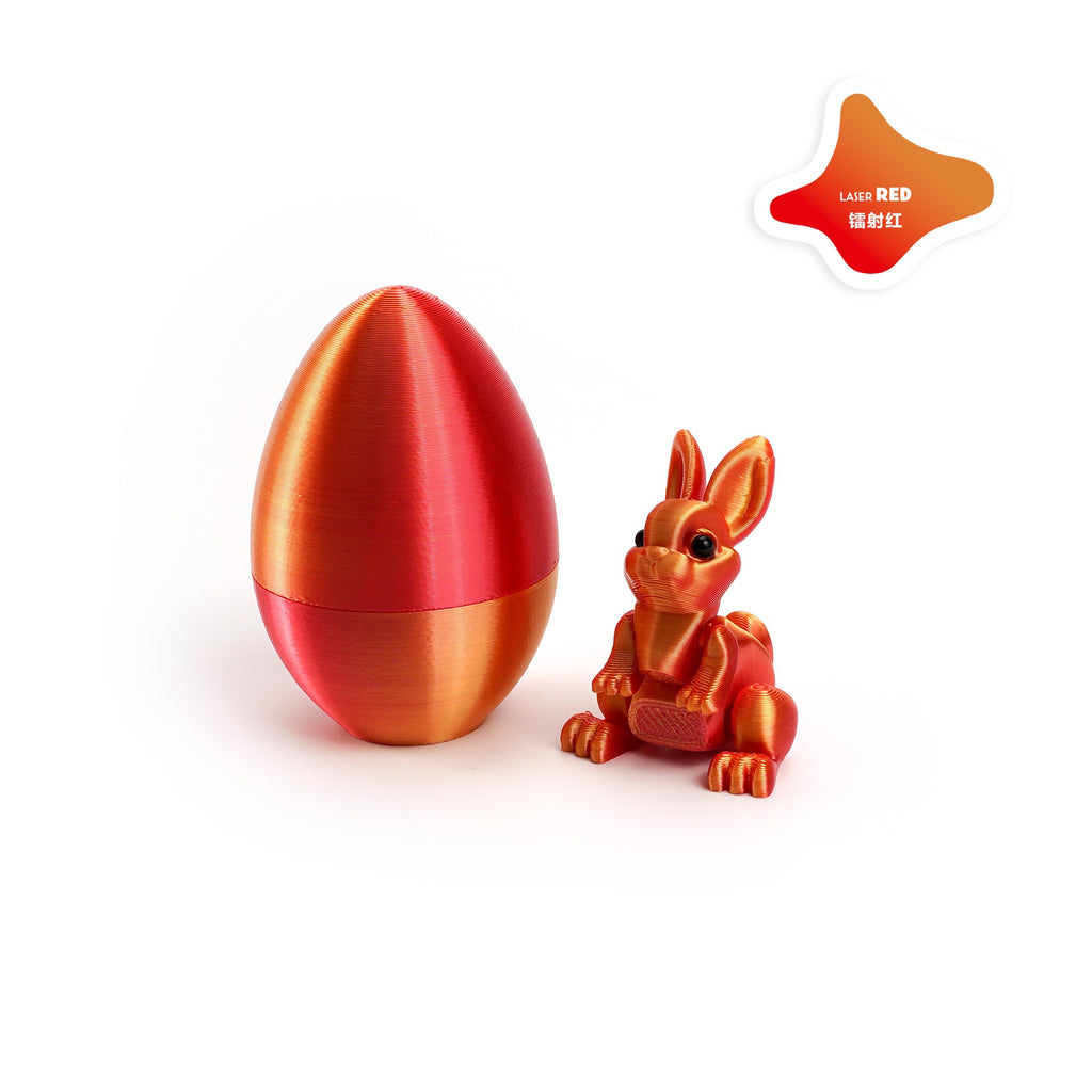 3D printed rabbit egg set - Easter cross-border best-selling craft display item, children's gift