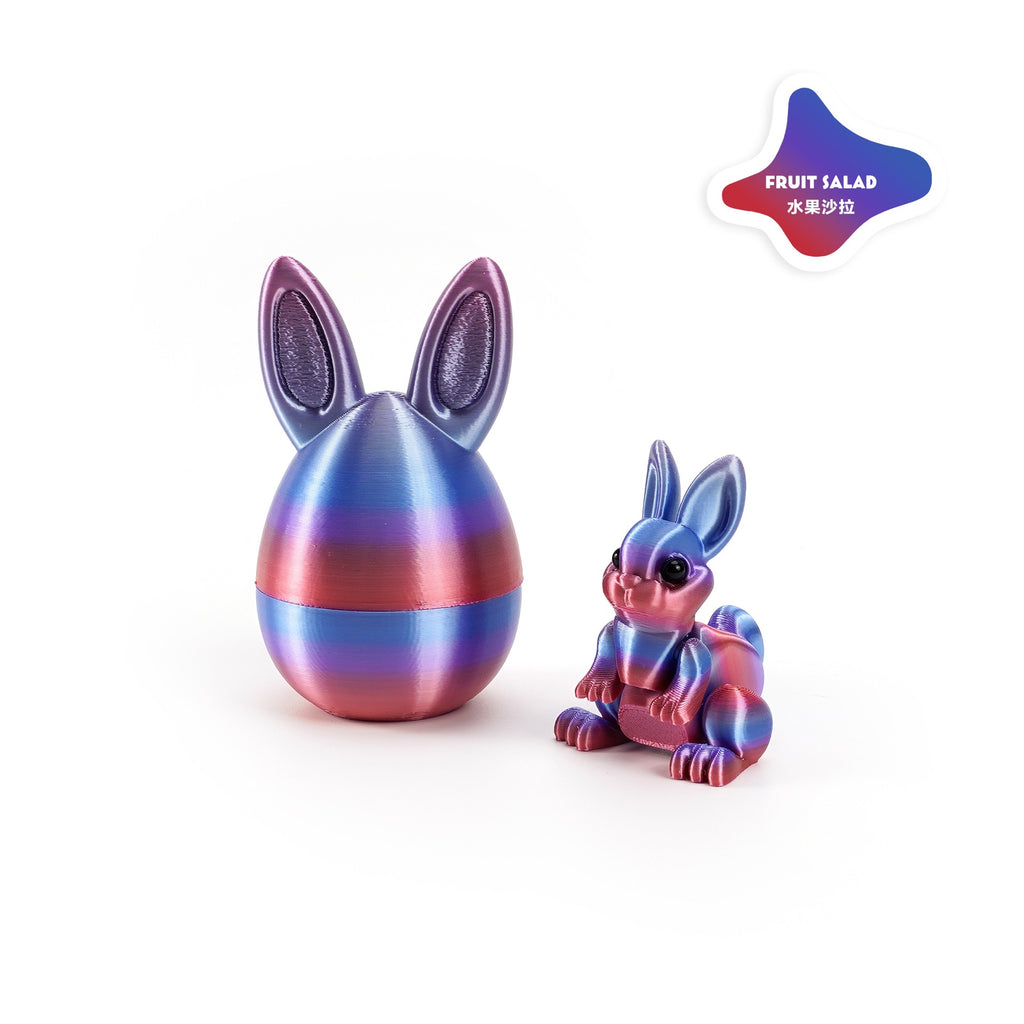 3D printed rabbit egg set - Easter cross-border best-selling craft display item, children's gift
