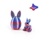 3D printed rabbit egg set - Easter cross-border best-selling craft display item, children's gift