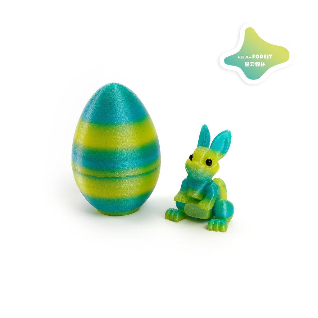 3D printed rabbit egg set - Easter cross-border best-selling craft display item, children's gift