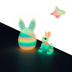 3D printed rabbit egg set - Easter cross-border best-selling craft display item, children's gift