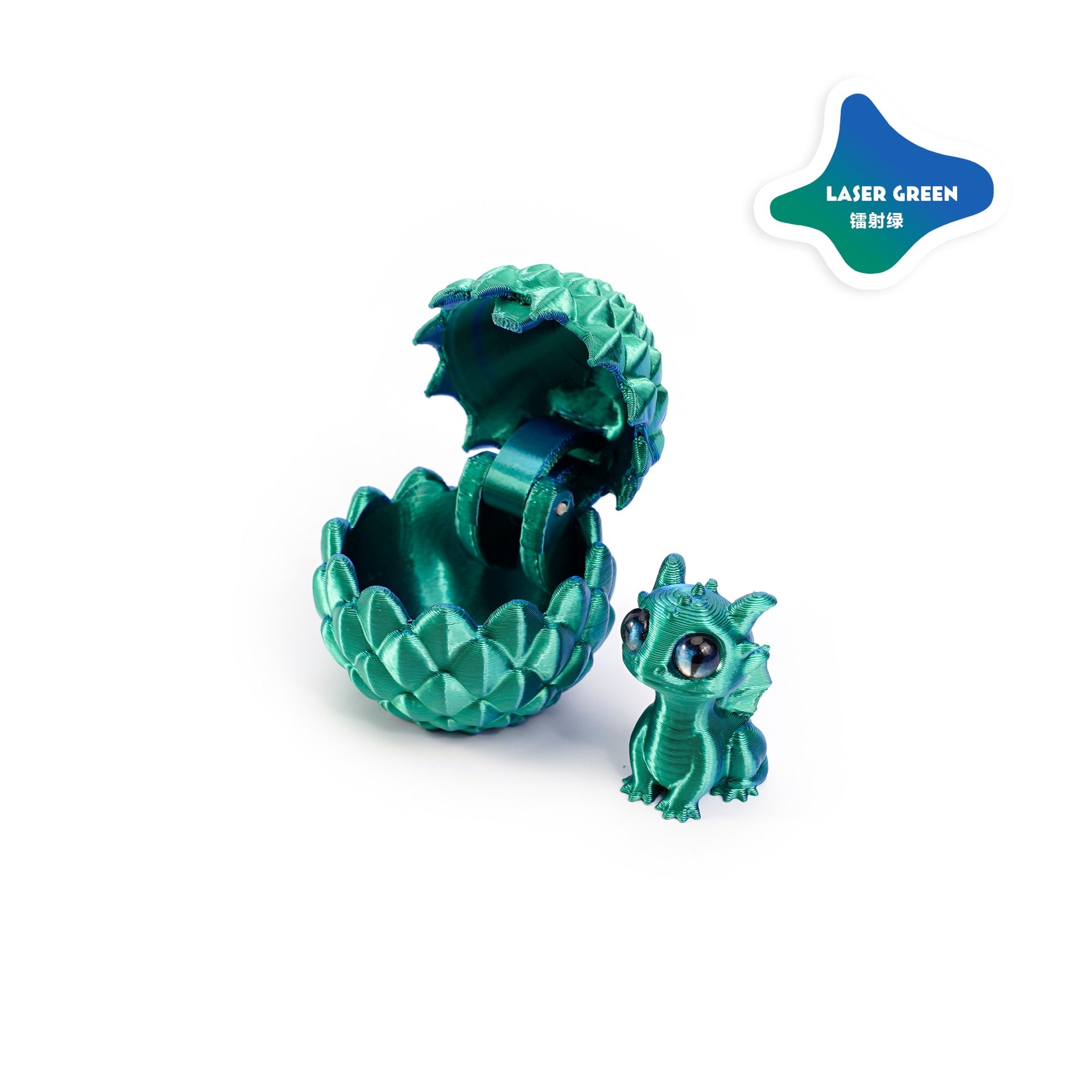3D printed openable dragon egg set, cute pet dragon figurine, DIY gift, colorful decorative creative trendy toy