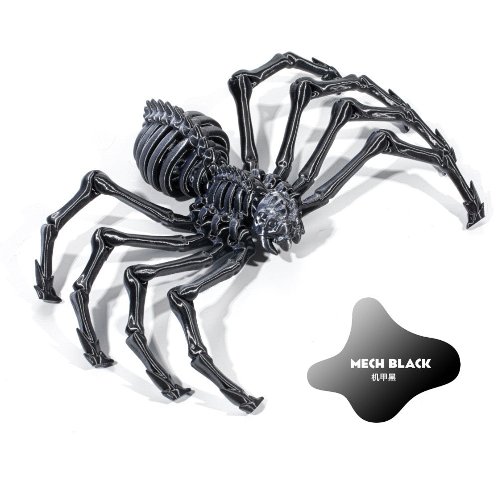 3D printed Amazon movable elastic spider simulation toy with retractable joints and movable one-piece model