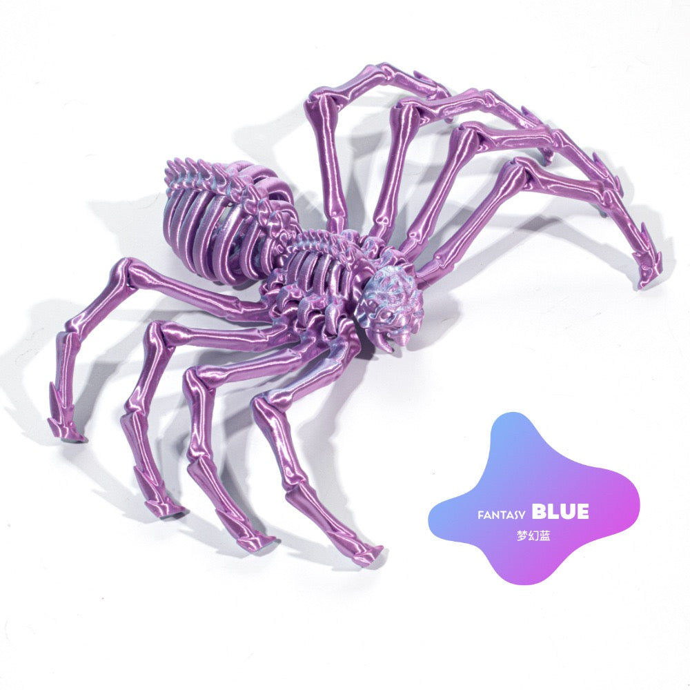 3D printed Amazon movable elastic spider simulation toy with retractable joints and movable one-piece model