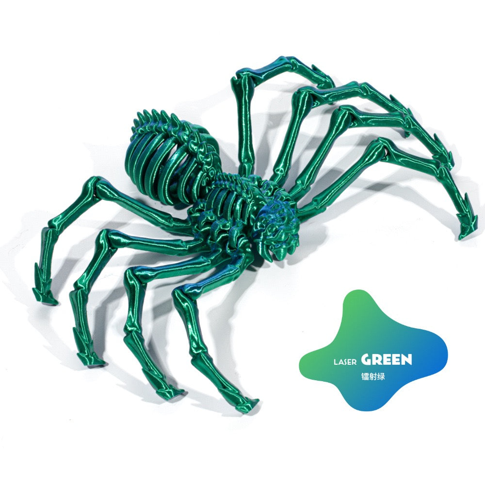 3D printed Amazon movable elastic spider simulation toy with retractable joints and movable one-piece model
