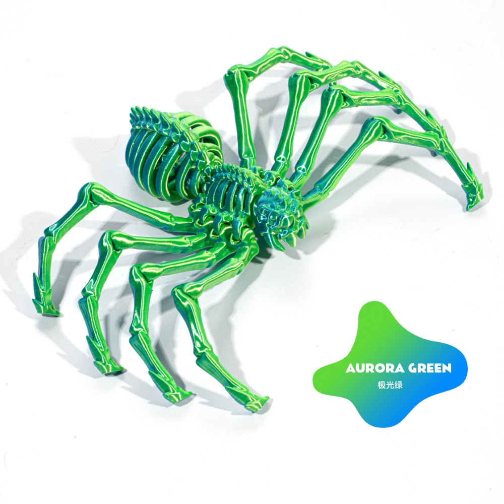 3D printed Amazon movable elastic spider simulation toy with retractable joints and movable one-piece model